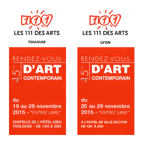 LES 111 DES ARTS 2015 á Toulouse et Lyon - Ulla Kern